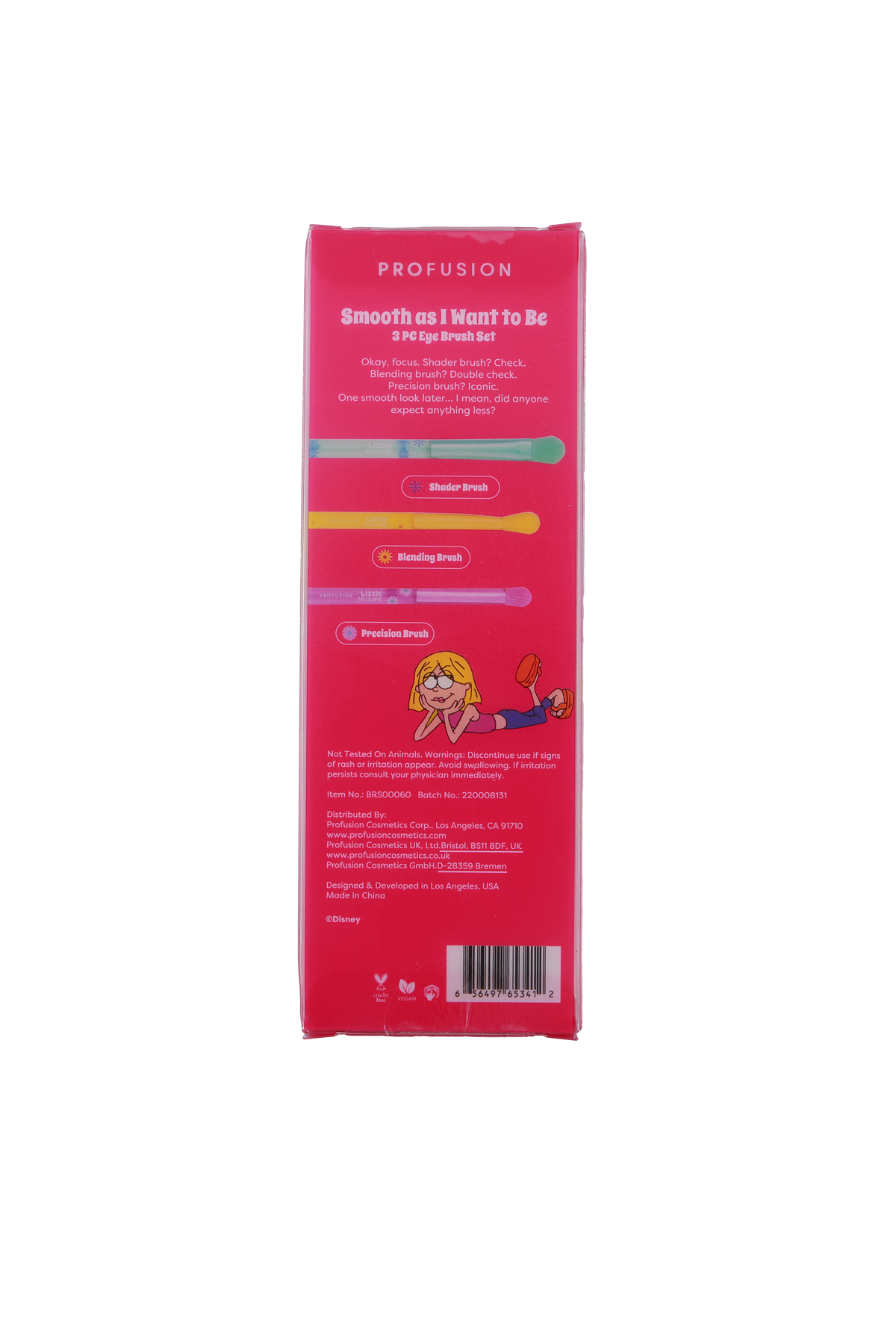 Lizzie McGuire - 3 Piece Eye Brush Set