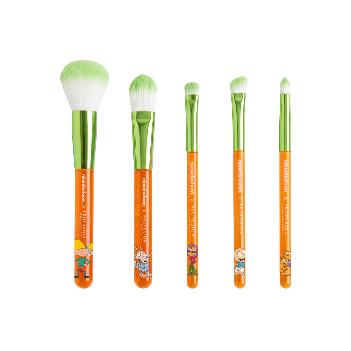 Nick 90s | 5 PC Brush Set with Cosmetic Bag