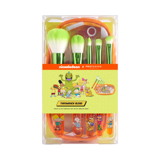 Nick 90s | 5 PC Brush Set with Cosmetic Bag