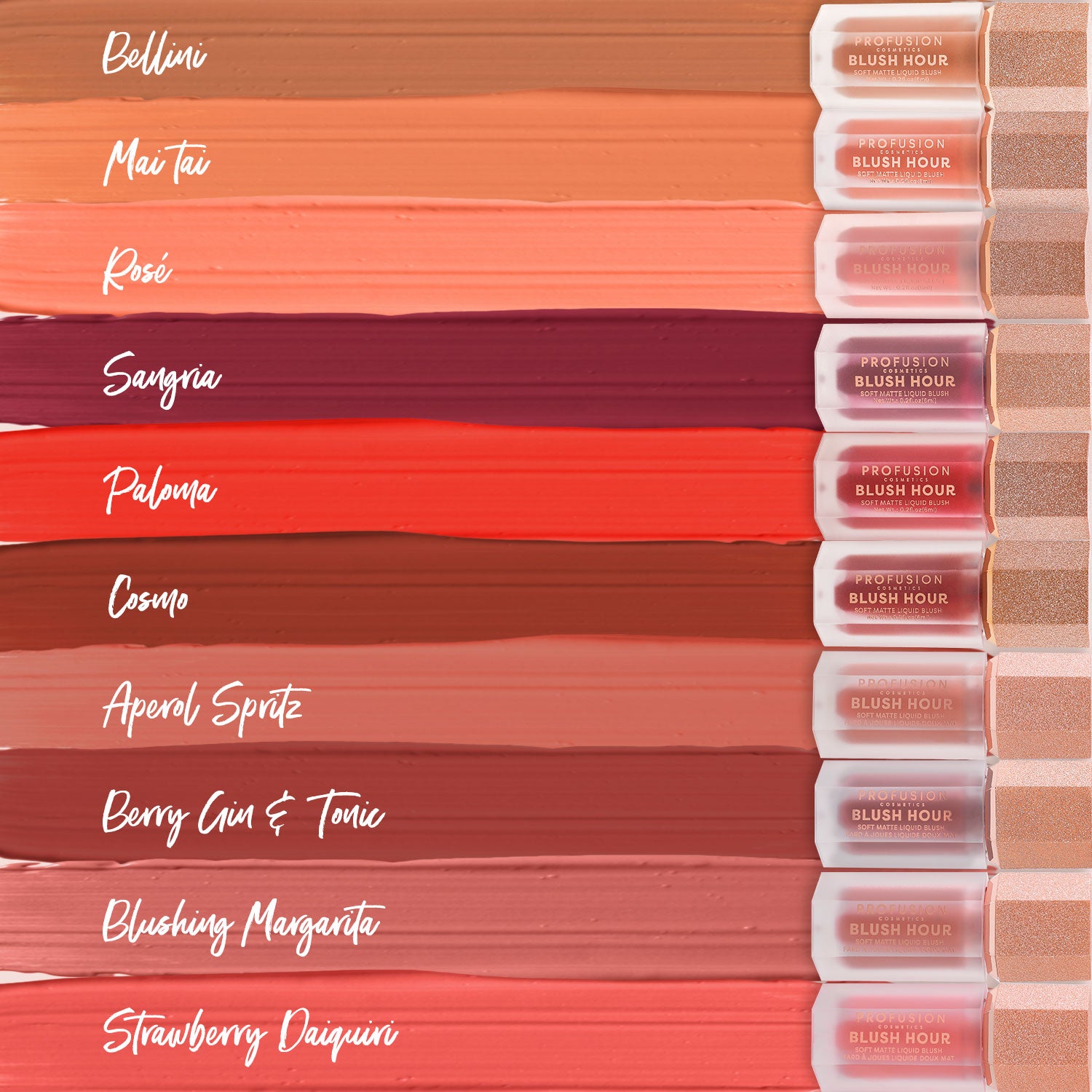 Blush Hour Soft Matte Liquid Blush Profusion Cosmetics