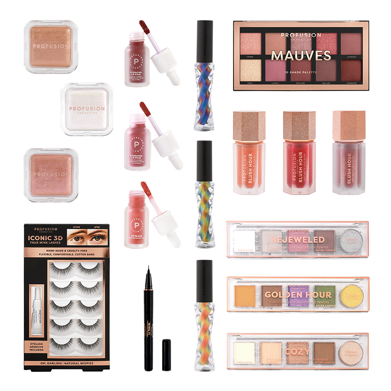 Exclusive Beauty Bundle: 18-Piece Essential Makeup Collection