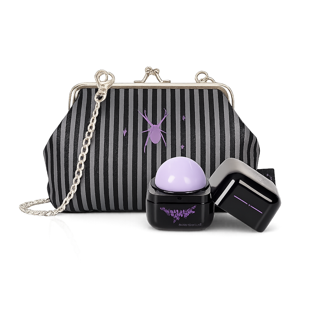 Gothic Beauty-Cosmetic Bag &amp; Lip Balm Set