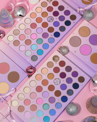 Brillo de nieve helada | Paleta de 52 tonos para rostro y ojos