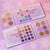 52 shades eyeshadow makeup beauty set in gradient pink color