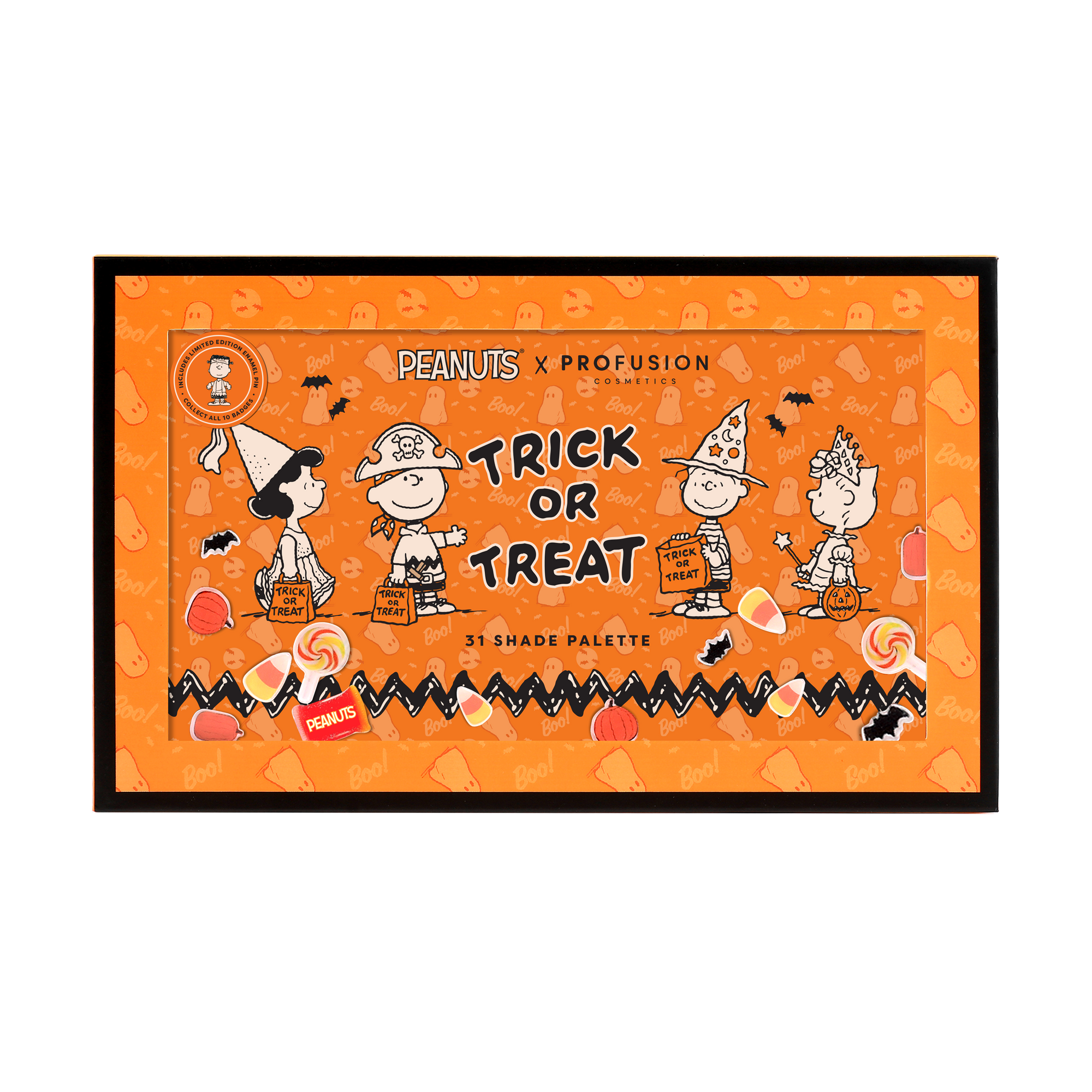 Peanuts Halloween | Trick or Treat 31 Shade Palette