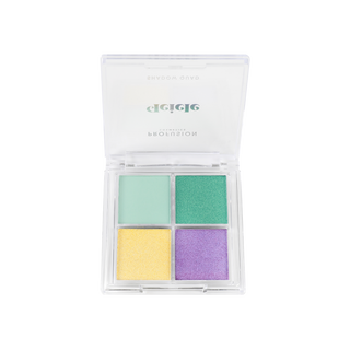 4 color opened eyeshadow palette