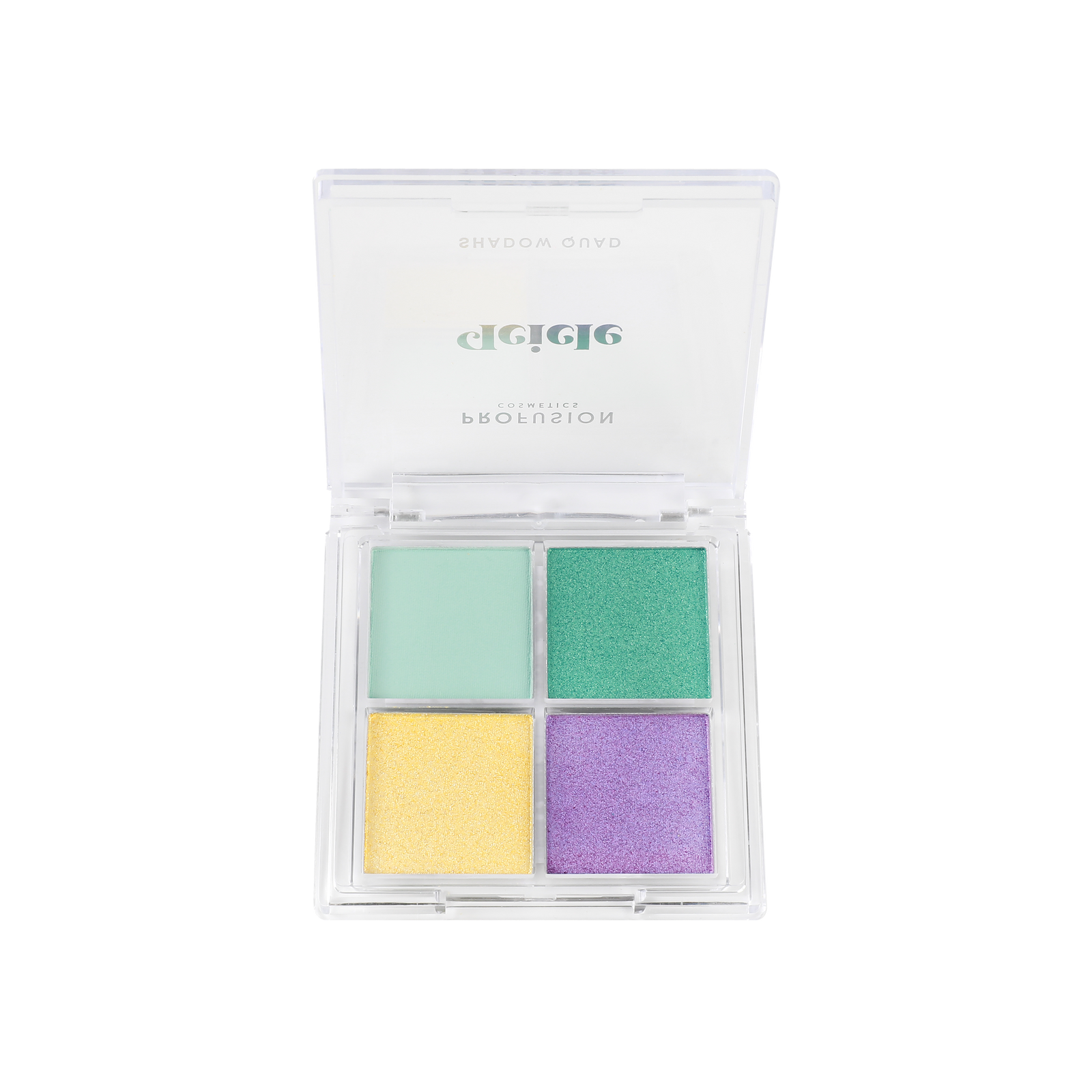 4 color opened eyeshadow palette