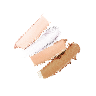 Harry Potter Holiday | Magical Charms Illuminating Highlighter Quad White background swatches