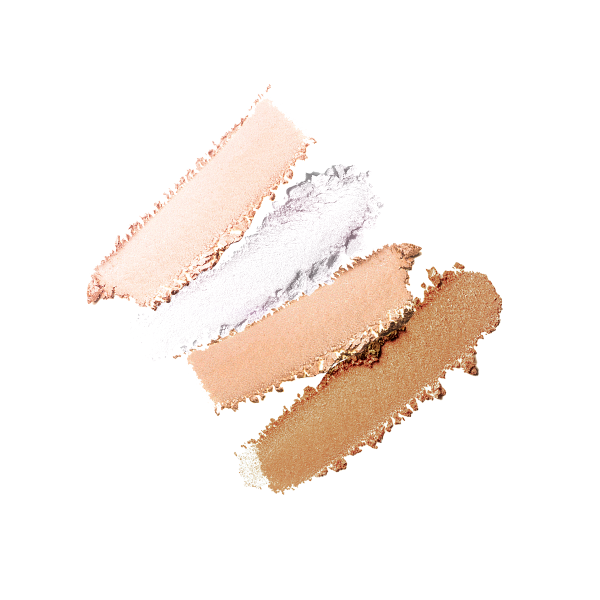 Harry Potter Holiday | Magical Charms Illuminating Highlighter Quad White background swatches