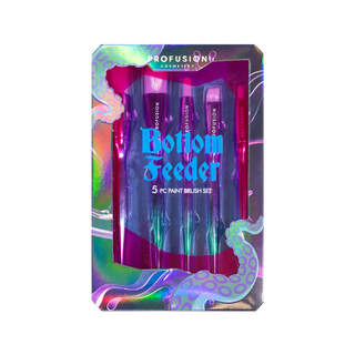 5 pcs eyeshadow paint brush set in a box