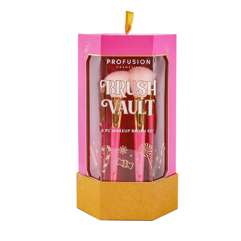 Sweet Holiday | 6-pc Face & Eye Brush Vault