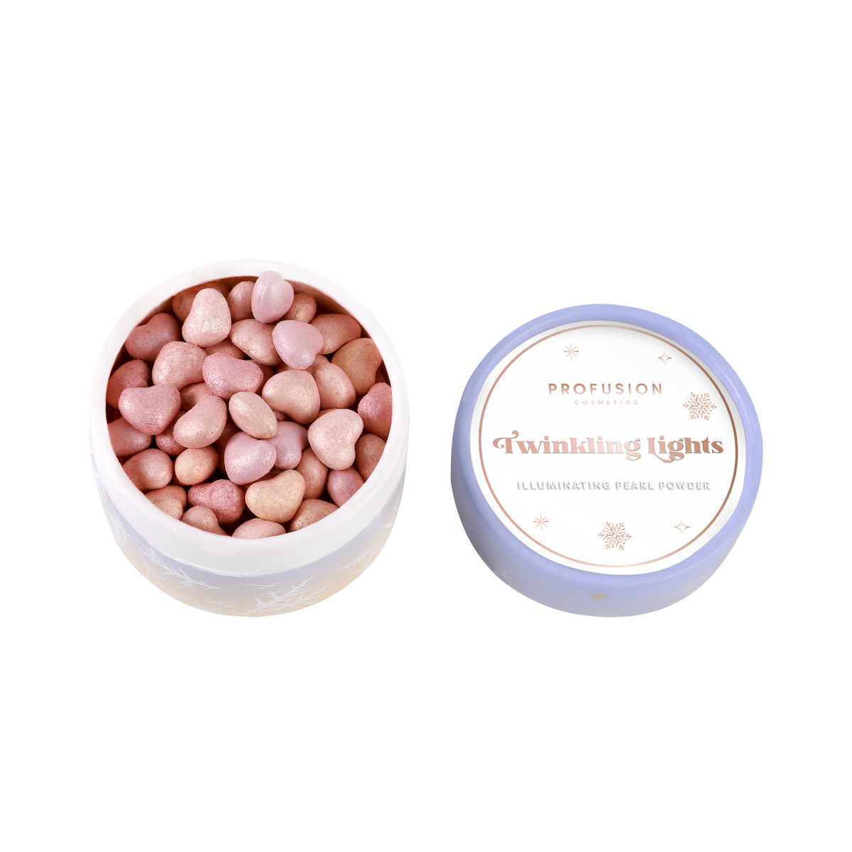 opened box of illuminating pearl powders