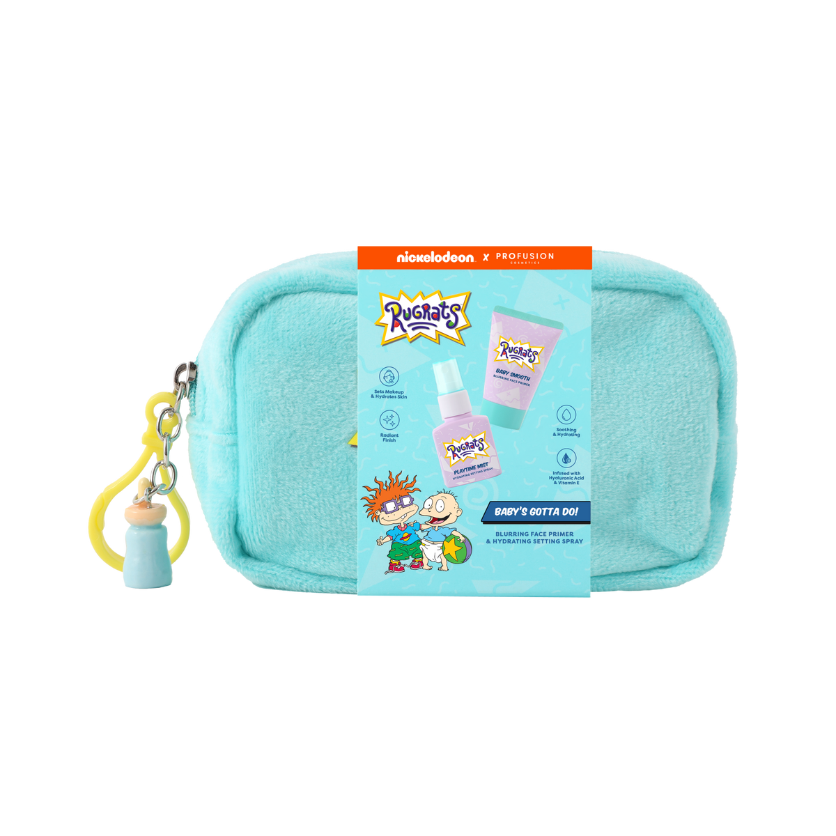 Rugrats | Baby's Gotta Do! - 2 PC Face Set with Keychain Bag