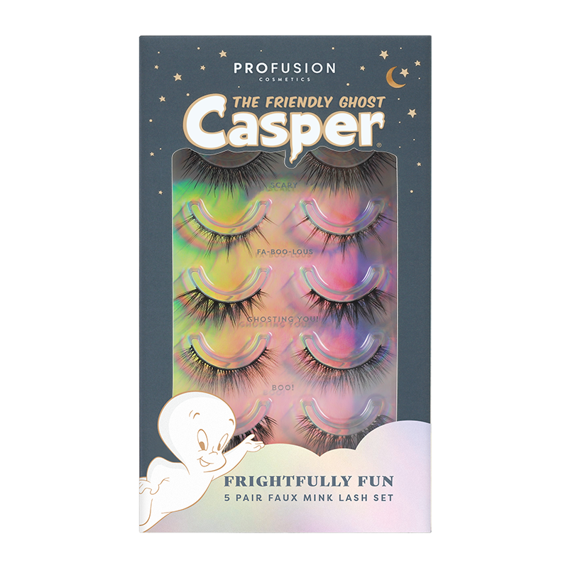 Casper the Friendly Ghost faux mink eye lashes, fake eyelashes