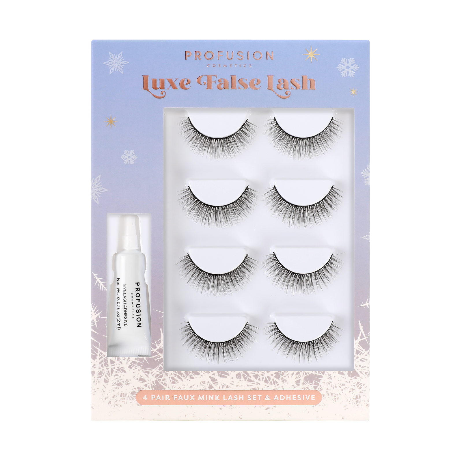 Frosted Snow Sparkle Luxe False Eye Lashes, fake eyelashes