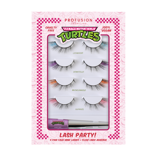  TMNT Eye Lashes Party set, fake eyelashes