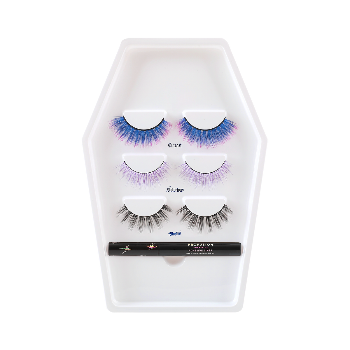 Gothic Makeup Lash Madness 3 Pair Faux Mink Eye Lashes Set