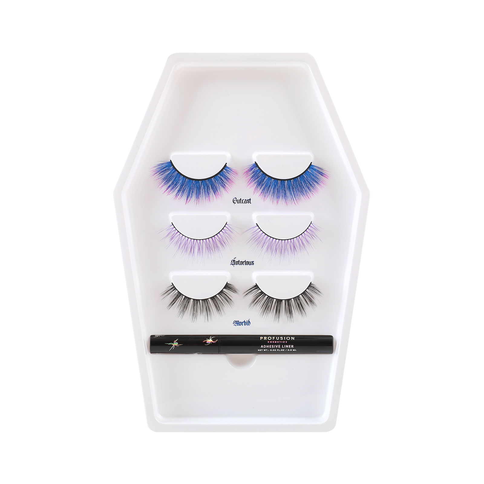 Gothic Makeup Lash Madness 3 Pair Faux Mink Eye Lashes Set