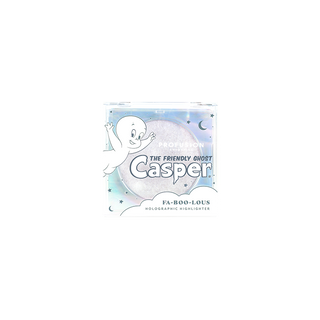 Fa-Boo-Lous holographic highlighter with clear packaging and casper on the front