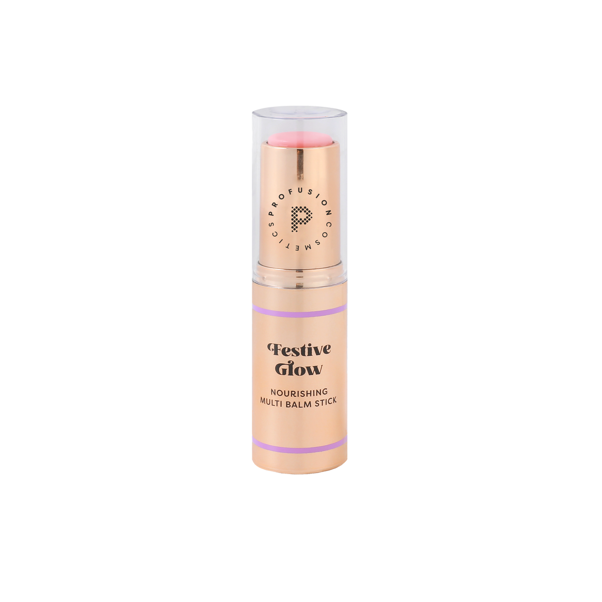 gold bottle of nourishing multi balm stick