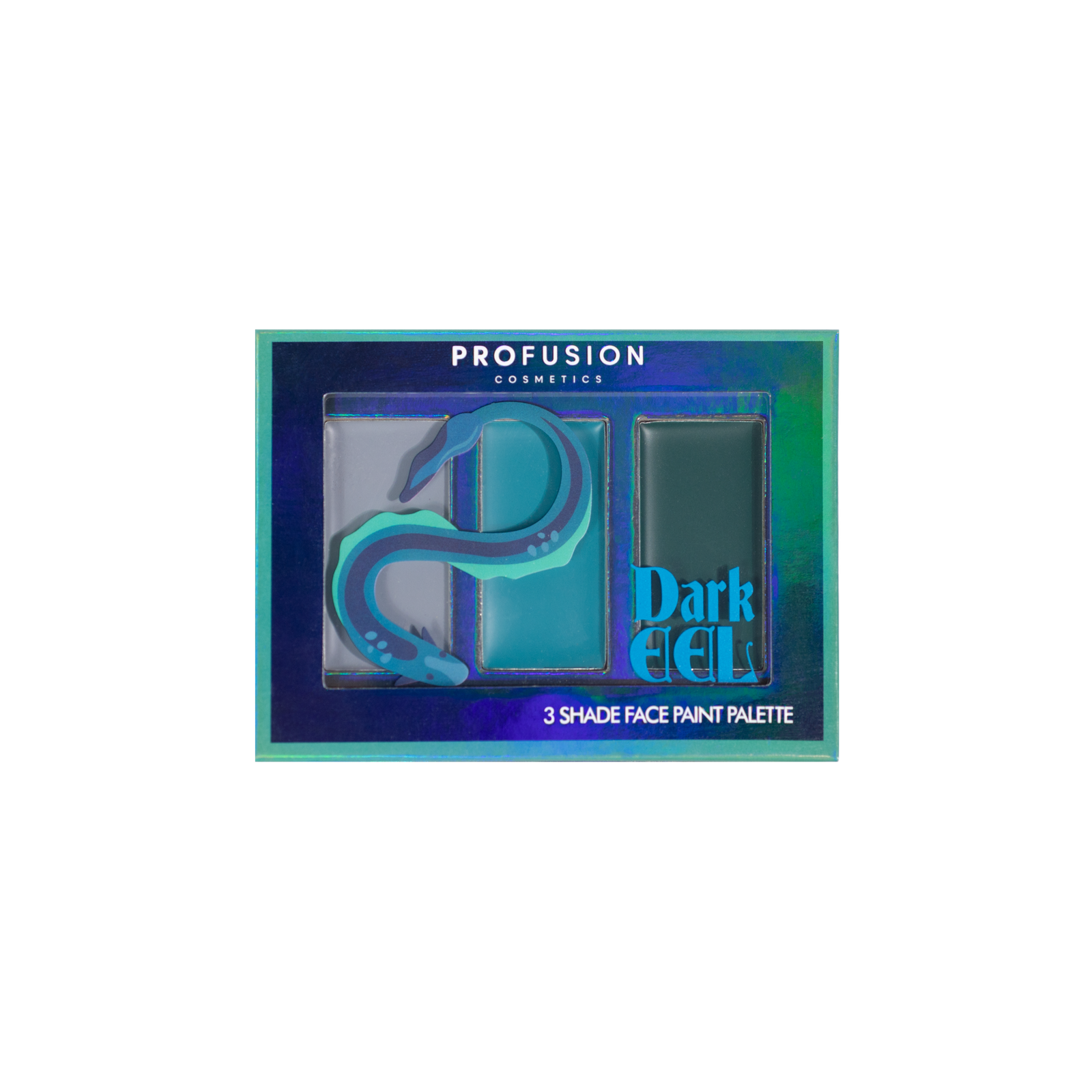 3 shade face pain palette in a box