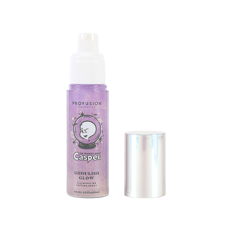 the illuminating setting spray with the cap off 