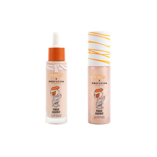 peanuts halloween face primer, eyeshadow primer and setting spray, setting mist