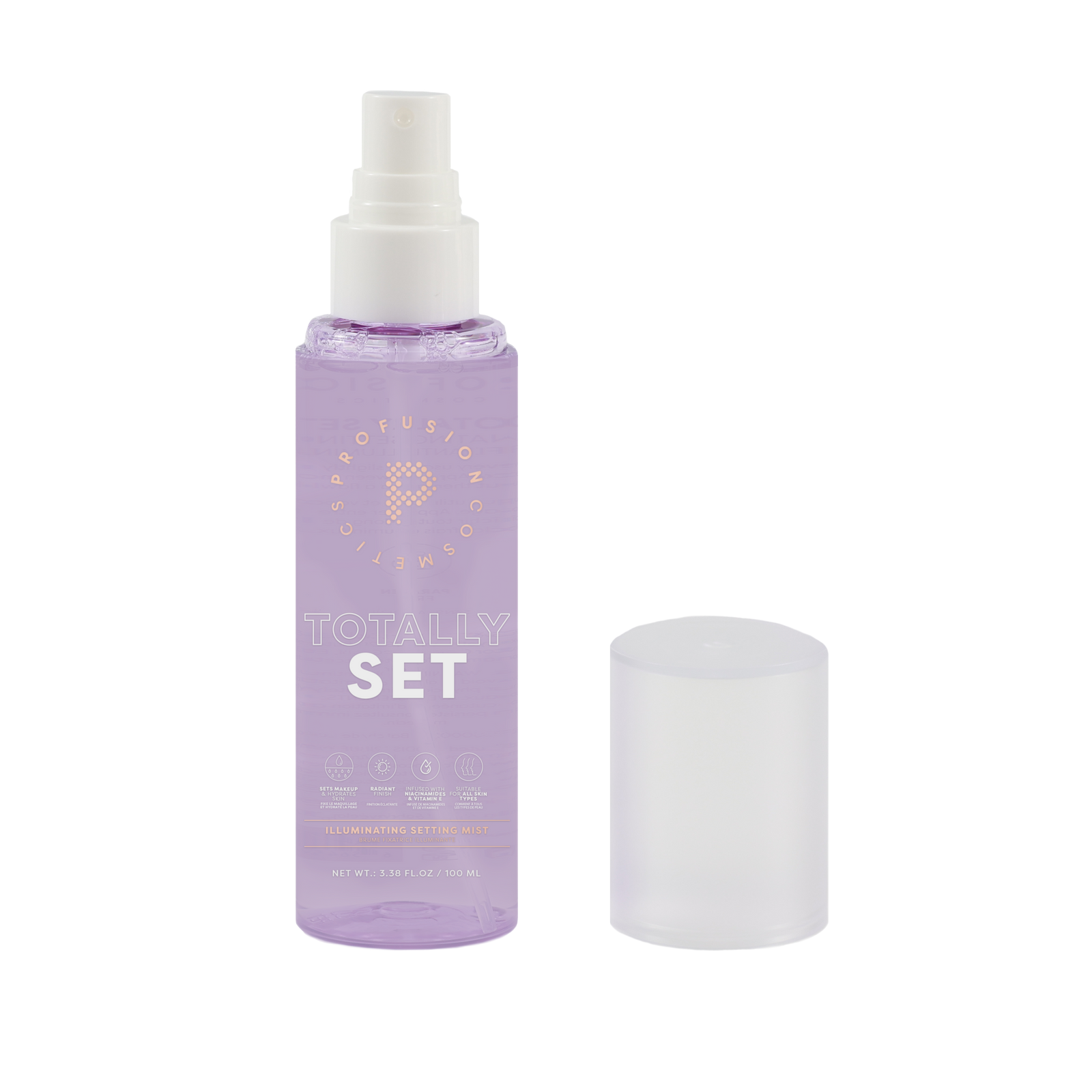 Totally Set Illuminating Setting Mist component open