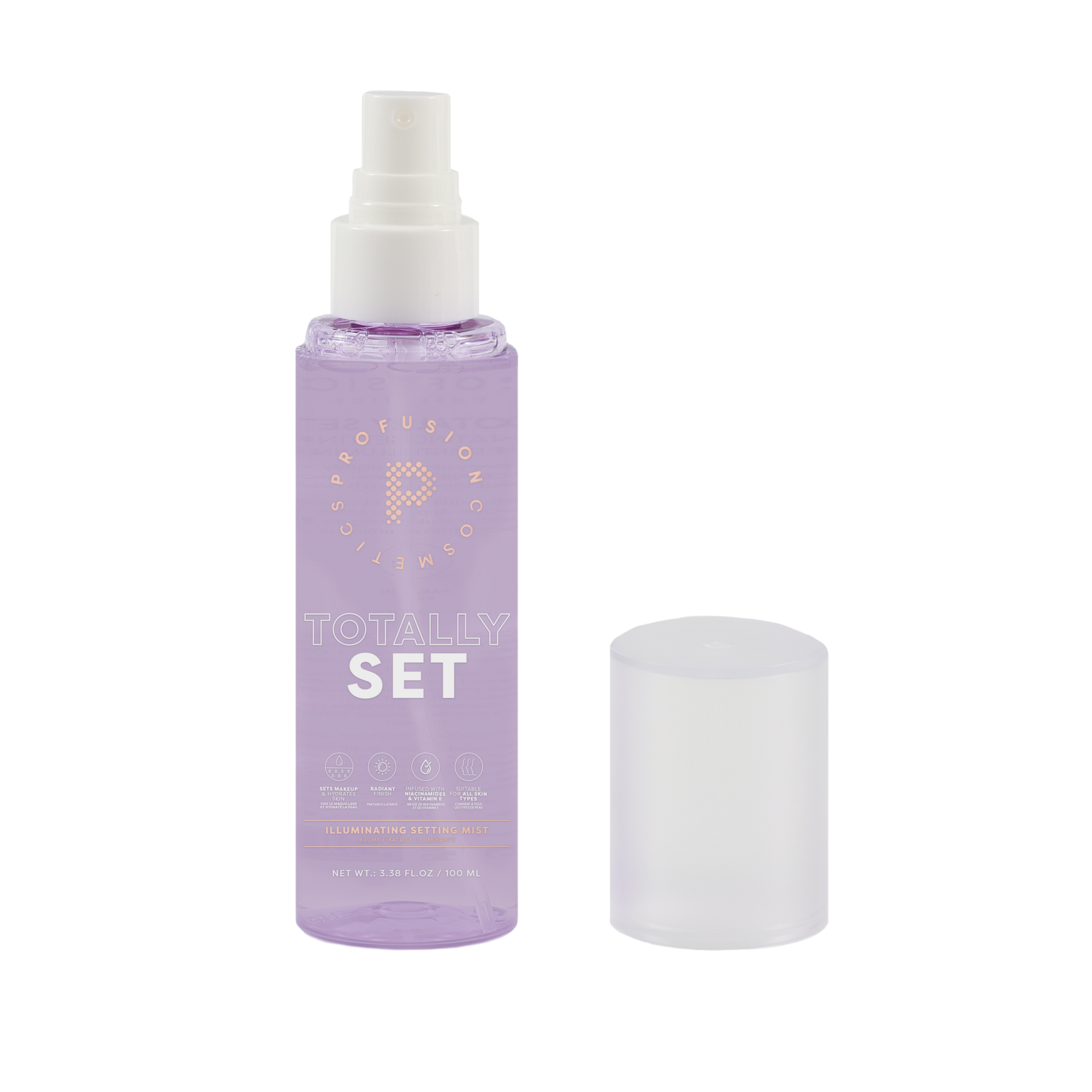 Totally Set Illuminating Setting Mist component open