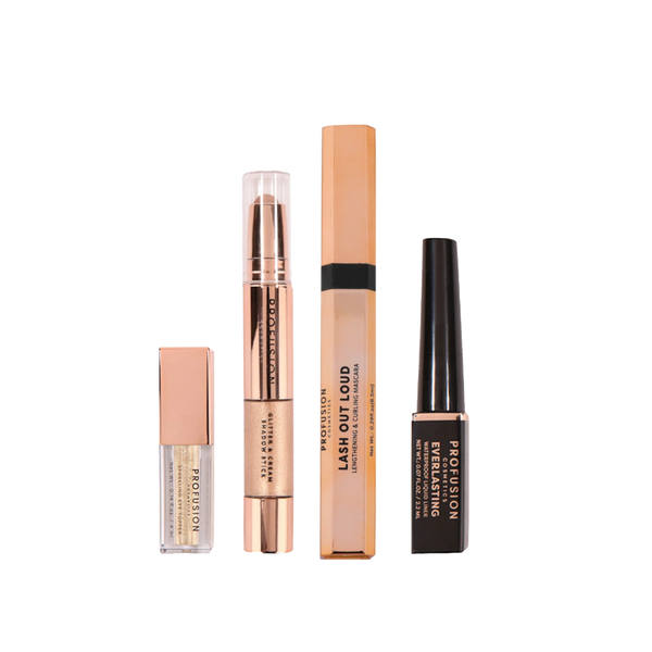 Crimson Festive Eyes 4 Piece Eye Set | Profusion Cosmetics