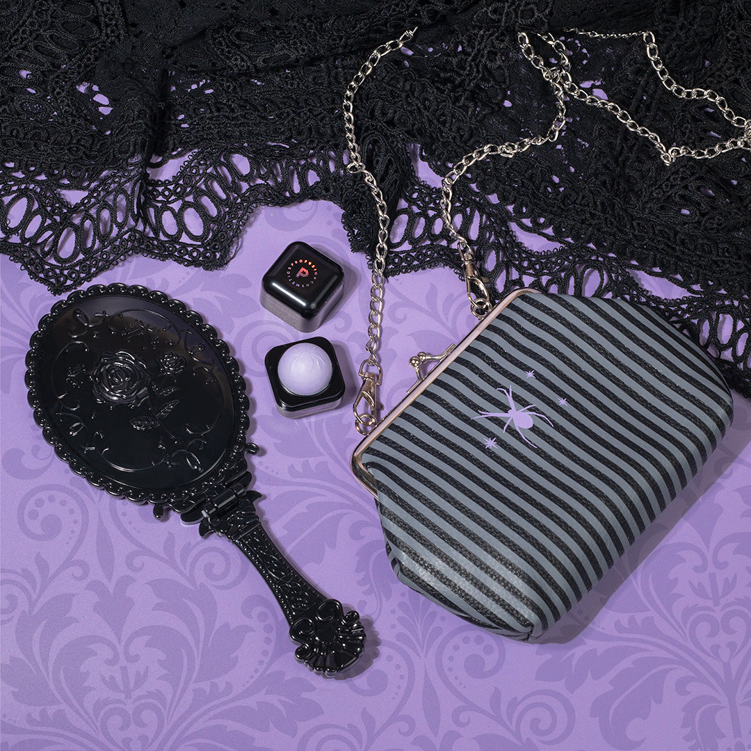 gothic makeup and cosmetic bag