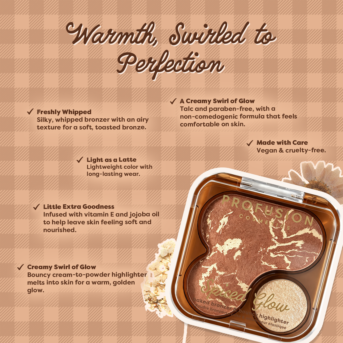 Spiced Glow Baked Bronzer & Bouncy Highlighter