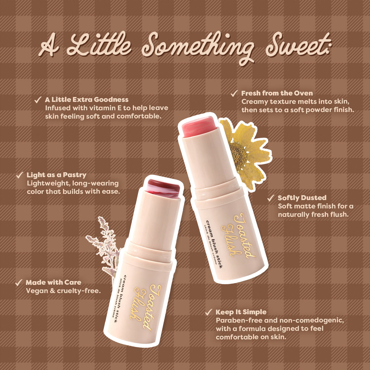 Toasted Flush Cream Blush Stick