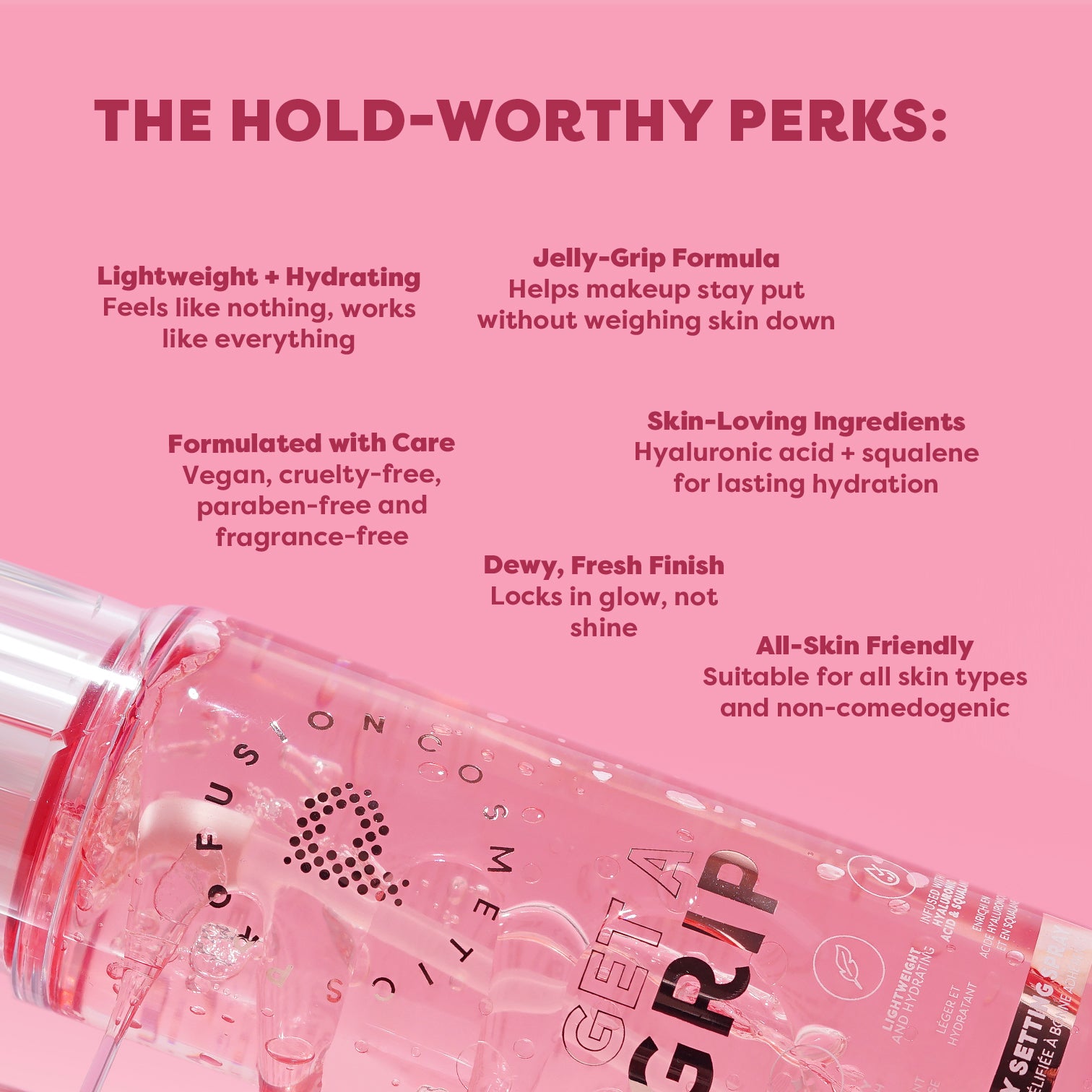 Get a Grip - Gripping Jelly Setting Spray Call Out