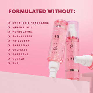 Get a Grip - Gripping Jelly Setting Spray Infographic