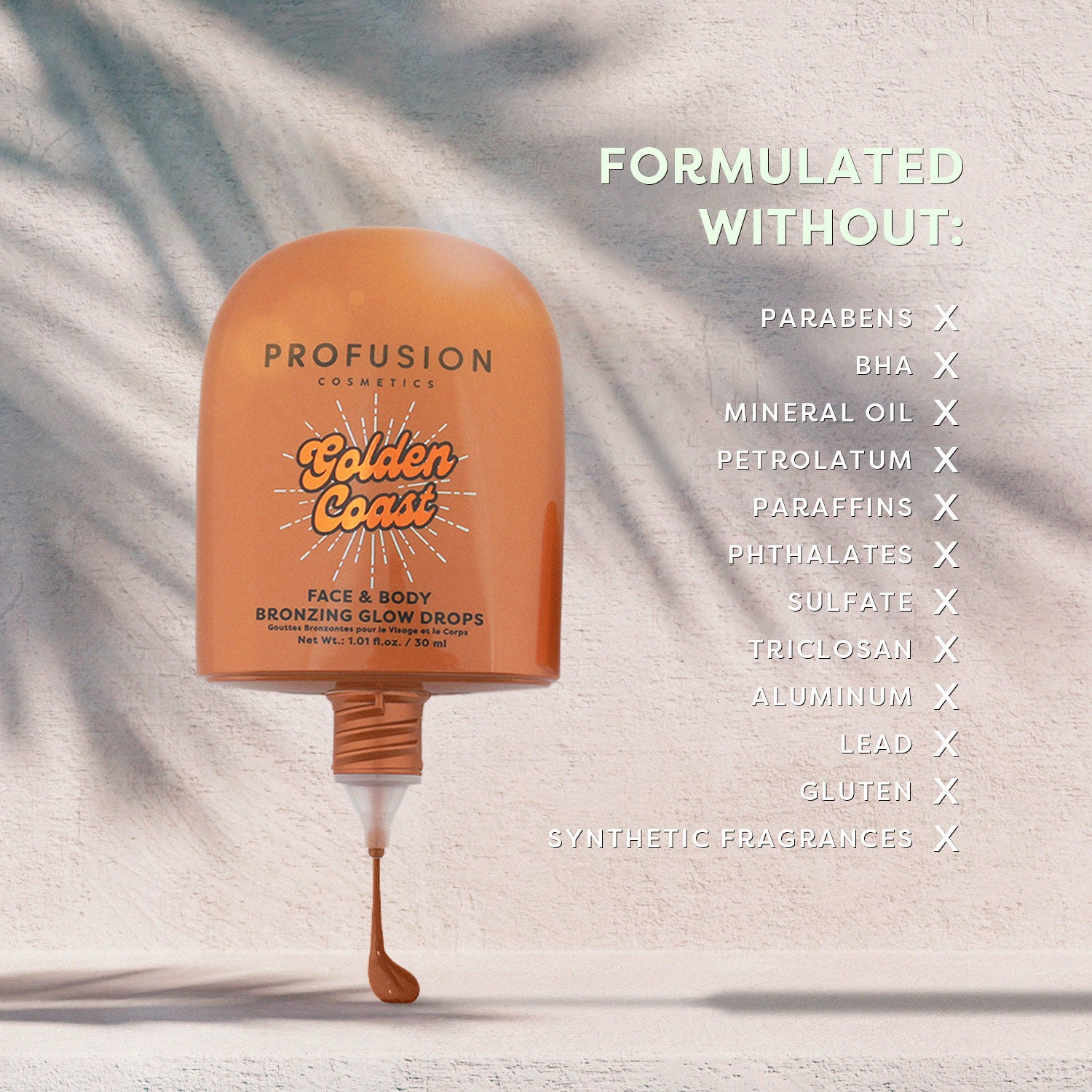 Golden Coast Bronzing Glow Drops Call Outs