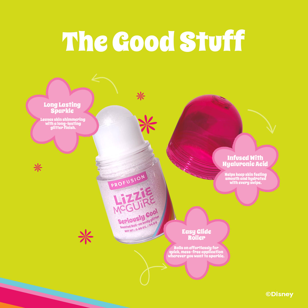 Lizzie McGuire | Seriously Cool Scented Roll-On Body Glitter