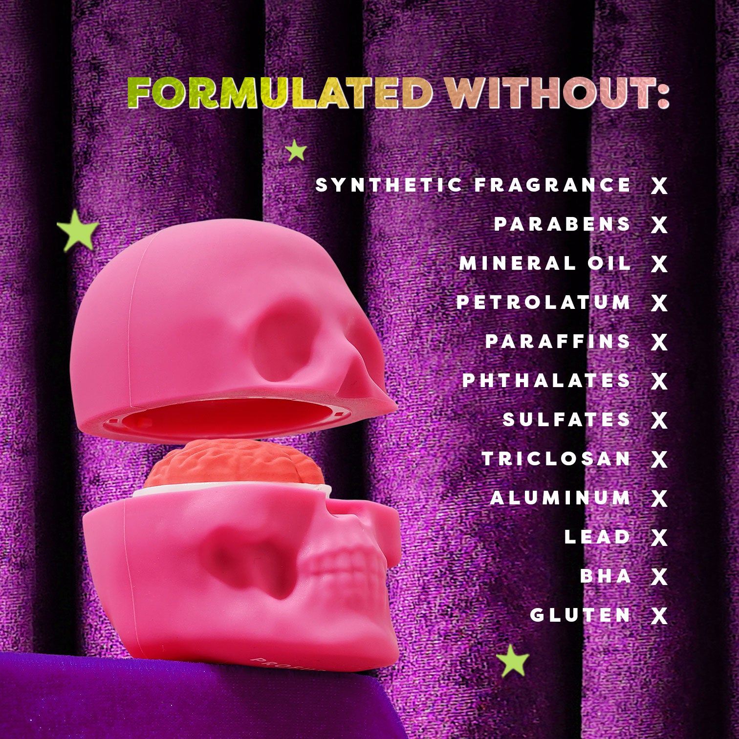 Monster Bash | Graveyard Flush Lip & Cheek Balm infographic