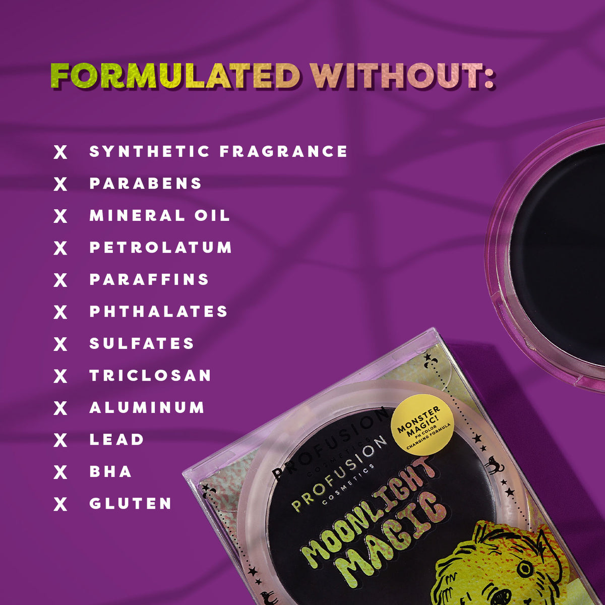 Monster Bash | Moonlight Magic PH Color Changing Balm infographics