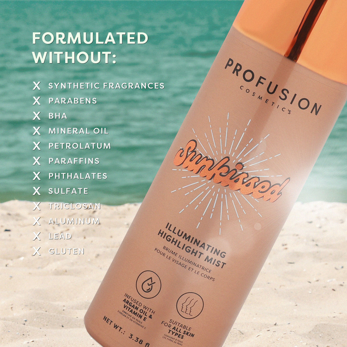 Sunkissed Illuminating Highlight Mist Call Outs