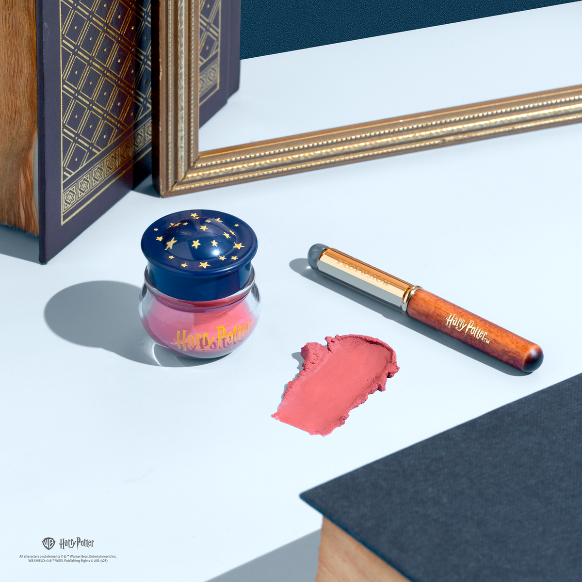 Harry Potter Holiday | Yule Ball Blush Lip &amp; Cheek Blurring Pot &amp; Silicone Applicator Lifestyle