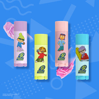 Rocket Power | Shred Ready - 4 PC Lip Balm Set with Keychain Bag