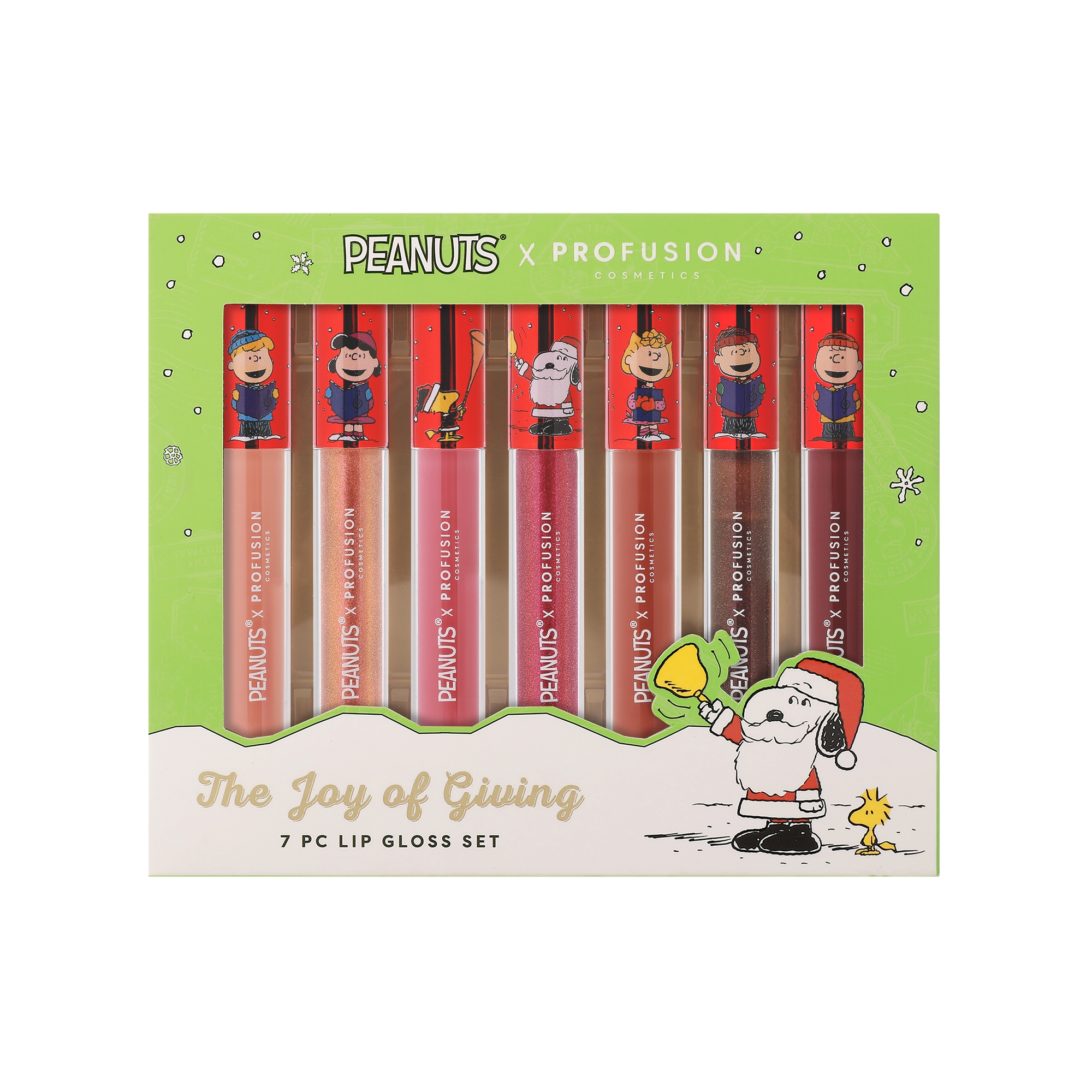 Peanuts Holiday | The Joy of Giving 7PC Lip Gloss Set