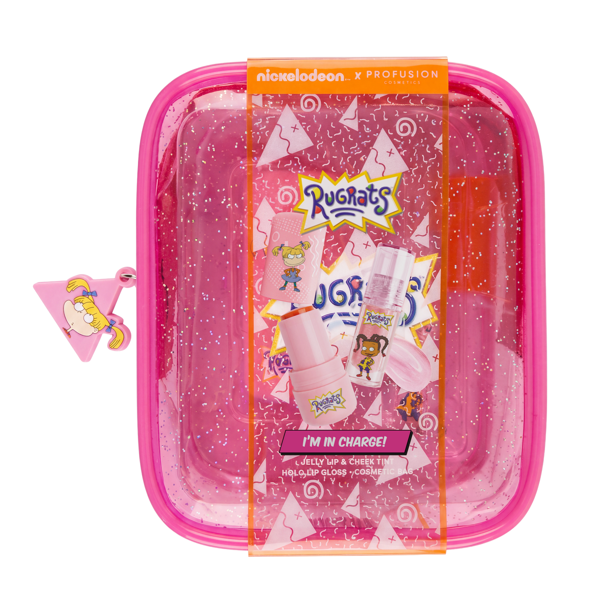 Rugrats | I'm In Charge - 2 PC Lip &amp; Cheek Set with Cosmetic Bag