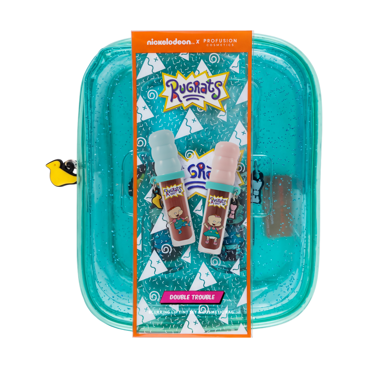Rugrats | Double Trouble - 2 PC Blurring Lip Tint with Cosmetic Bag