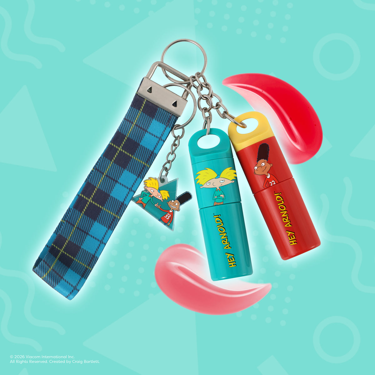 Hey Arnold! | Cool Cats - Nourishing Lip Jelly & Keychain Charm