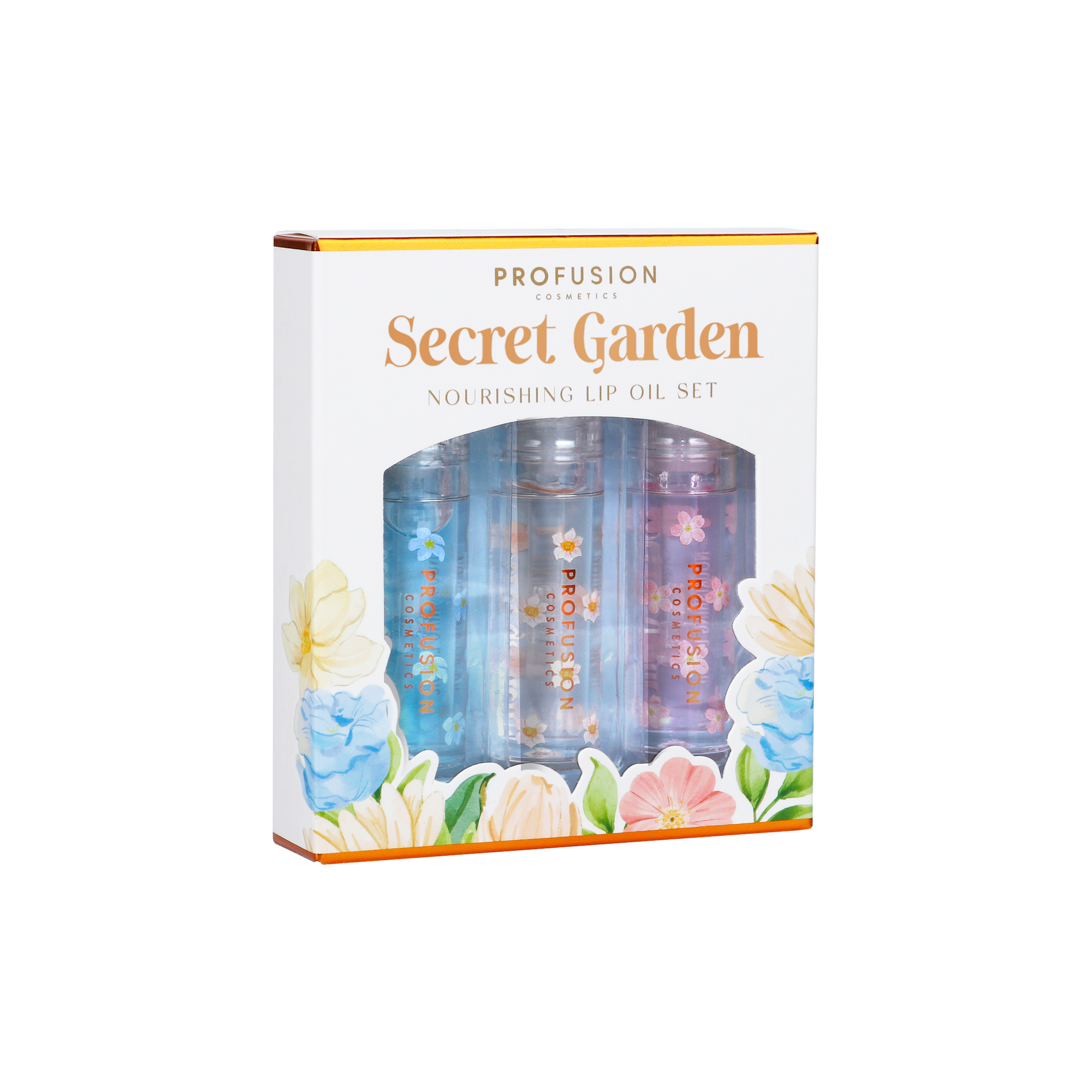 Pétalo perfecto | Set de aceite labial nutritivo Secret Garden
