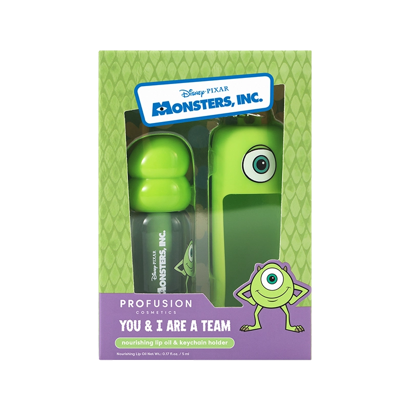 You & I Are A Team | Nourishing Lip Oil & Keychain Holder