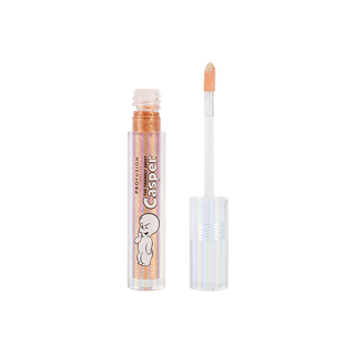 light copper iridescent lip topper opened showing lip applicator 