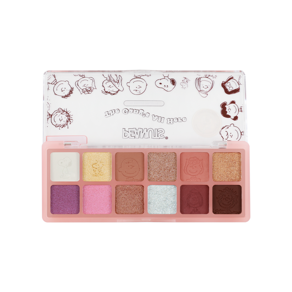 Peanuts 75th | The Gang's All Here 12 Shade Palette